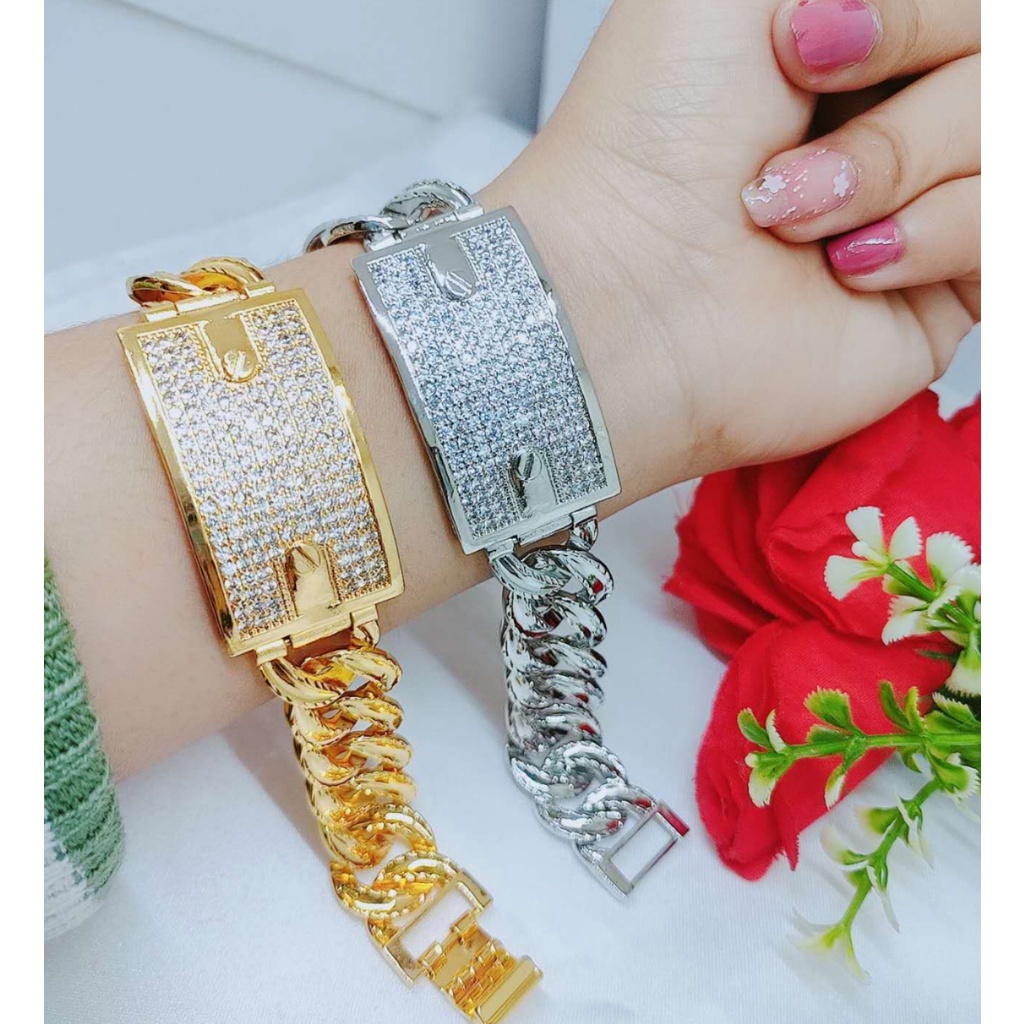 Gelang Xuping Permata Lapis Emas Perhisan Fashion H24