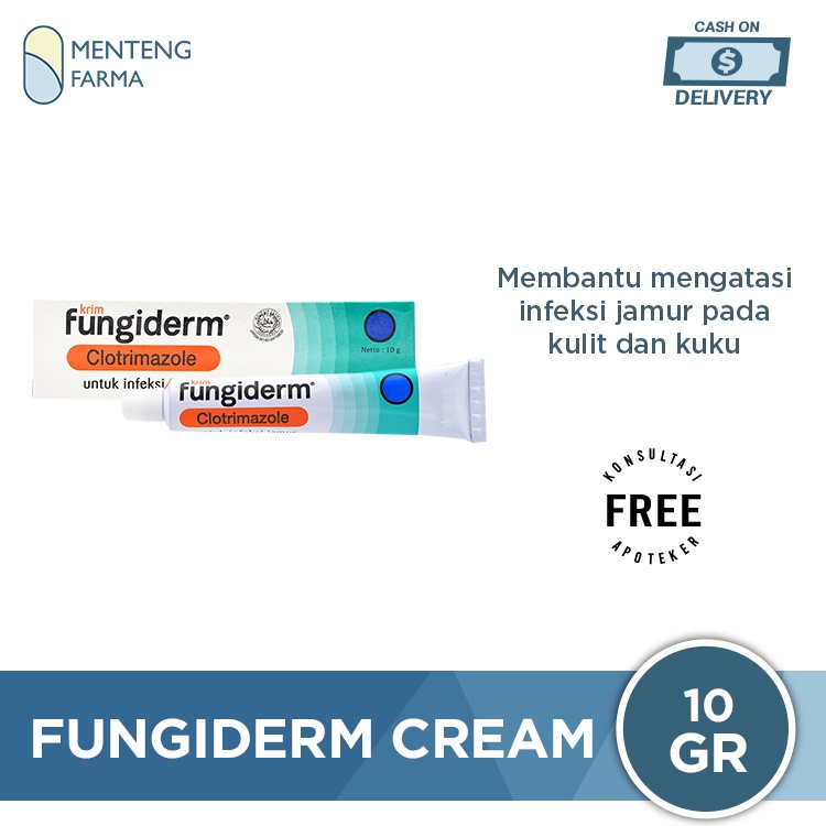 Fungiderm Cream 10 g - Krim untuk Infeksi Jamur