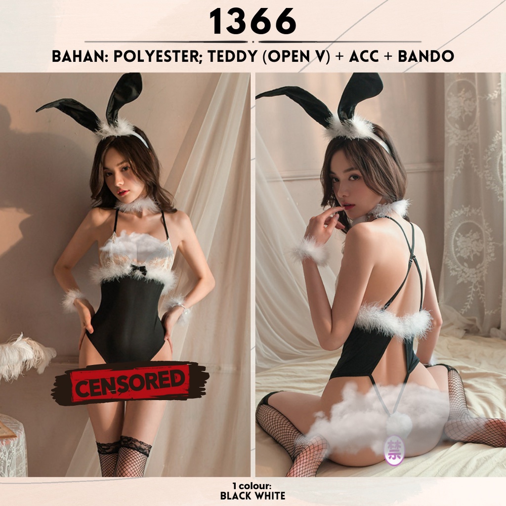 RR1366 Sexy Lingerie Sexy Bunny Playboy Costume Bunny - Sexy Lingerie by Sexy Kisser