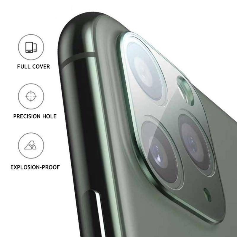 Colorful Pelindung Kaca Film Tempered Glass Untuk iPhone 11 Pro Max Back Cover Pelindung Layar Lensa Kamera Untuk Iphone11 11Pro 11Promax