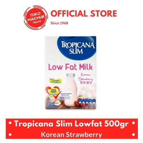 TROPICANA SLIM LOW FAT KOREAN STRAWBERRY 500GR