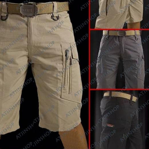 ➱ Atjin- Celana Pendek W-Tac Pria Kualitas ORI Tebal dan Anti Gesek (Tidak berbulu) [ SIZE 28-44] ✱
