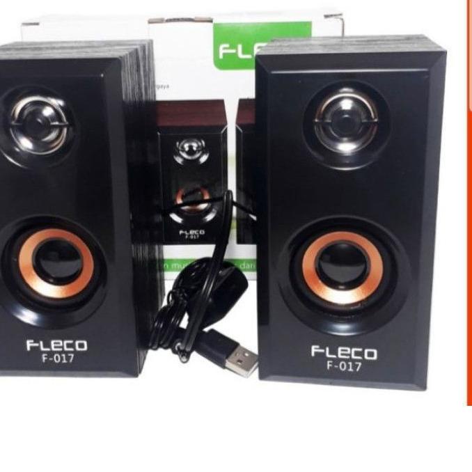 ♥ Speaker Salon Aktif Komputer Fleco F-017//Salon Komputer USB & AUX//Fleco 017 ✭