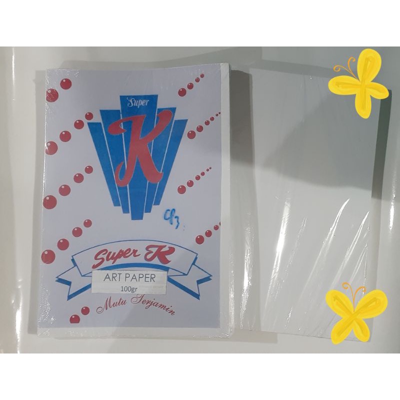 Kertas Art Paper A4 100 grm (50 lembar)