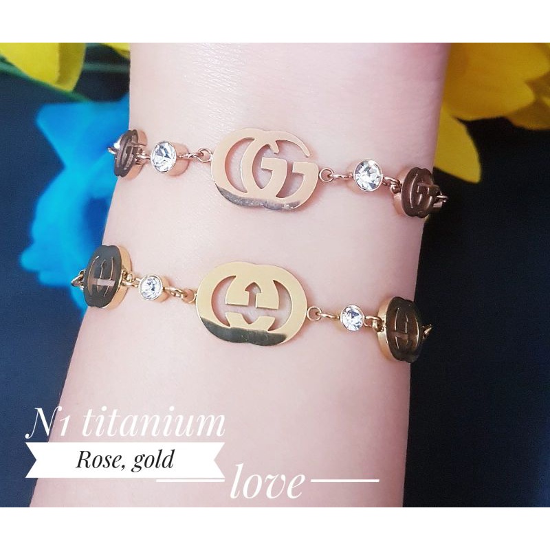 Gelang Tangan Serut Titanium 0402ab