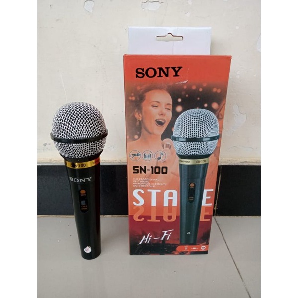 Mik Menyanyi Mic Pidato Pengeras Suara Kiseki SN 100 Dynamic Microphon BERGARANSI RESMI MANTAP