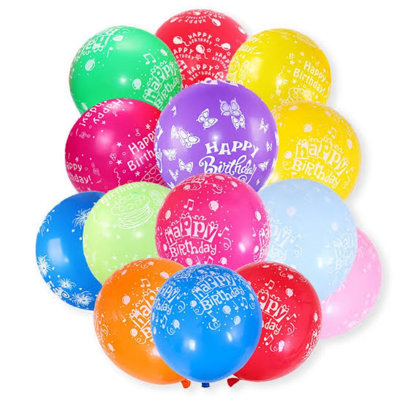 Hiasan balon ulang tahun anak 5pcs