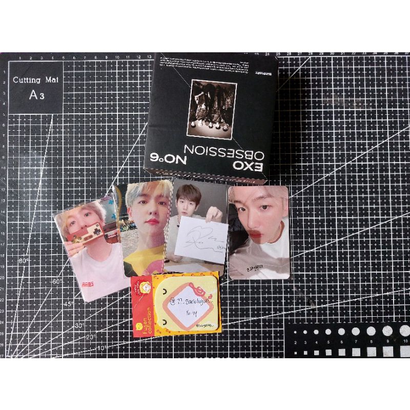 Photocard kihno obsession baekhyun EXO