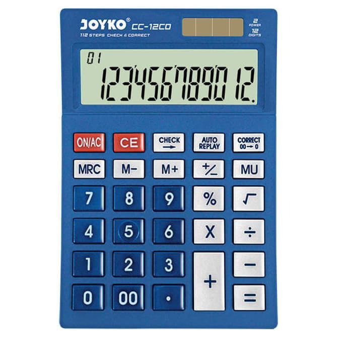 

J92 Calculator Kalkulator Joyko CC-12CO 12 Digits Check Correct MURAH WOW BANGET .,.,.