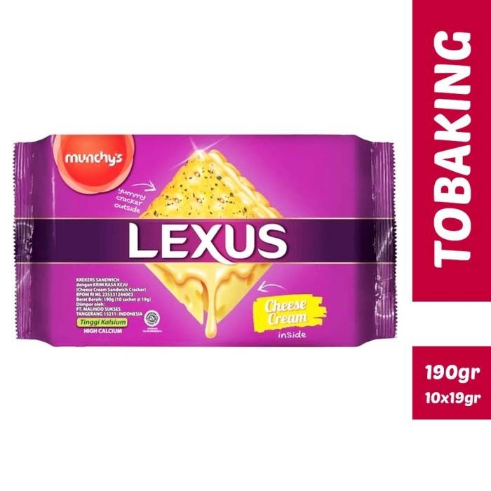 

Munchys Lexus Cheese Cream Munchy's Biskuit lexus 190gr 10 sachet Best Seller