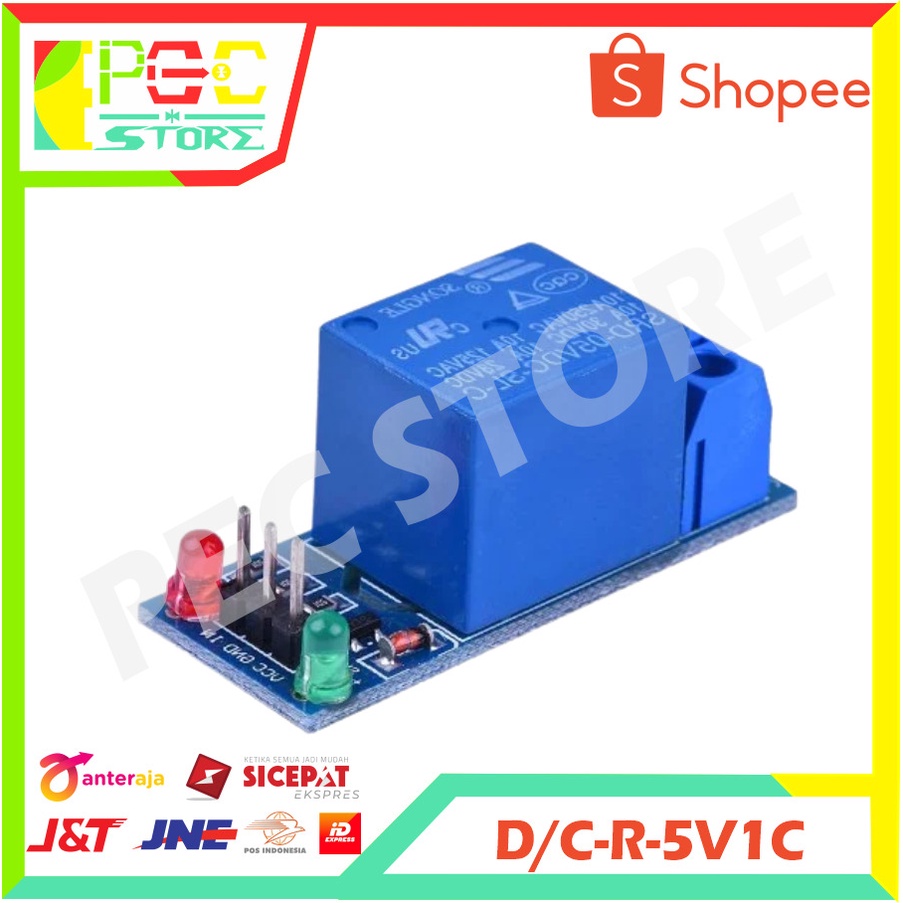 5V 1 CHANNEL RELAY WITH OUTPUT 250VAC 30VDC 10A