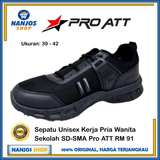 Sepatu Unisex Kerja Pria Wanita Sekolah SD-SMA Pro ATT RM 91