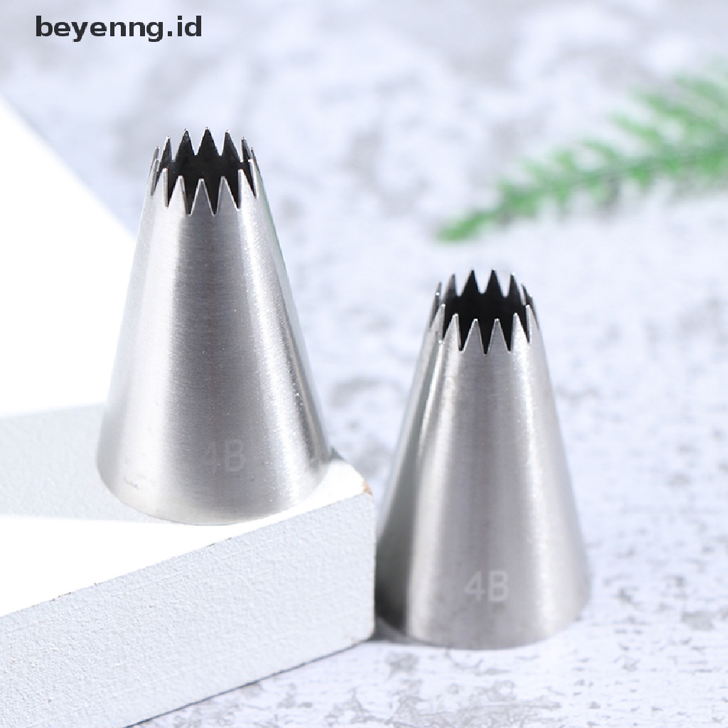 Sepatu Beyen 4B# Icing Piping Nozzle Nozel Pastry Tips Cookies Kue Decorag Tools ID