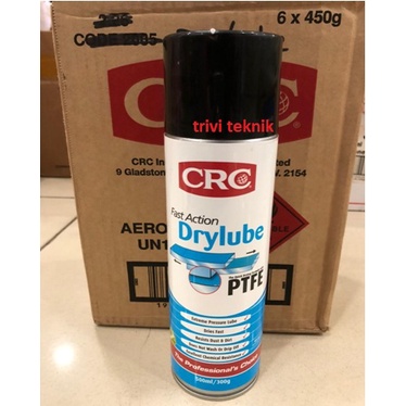 dry lube ptfe crc 3049, pelumas teflon gemuk grease coating