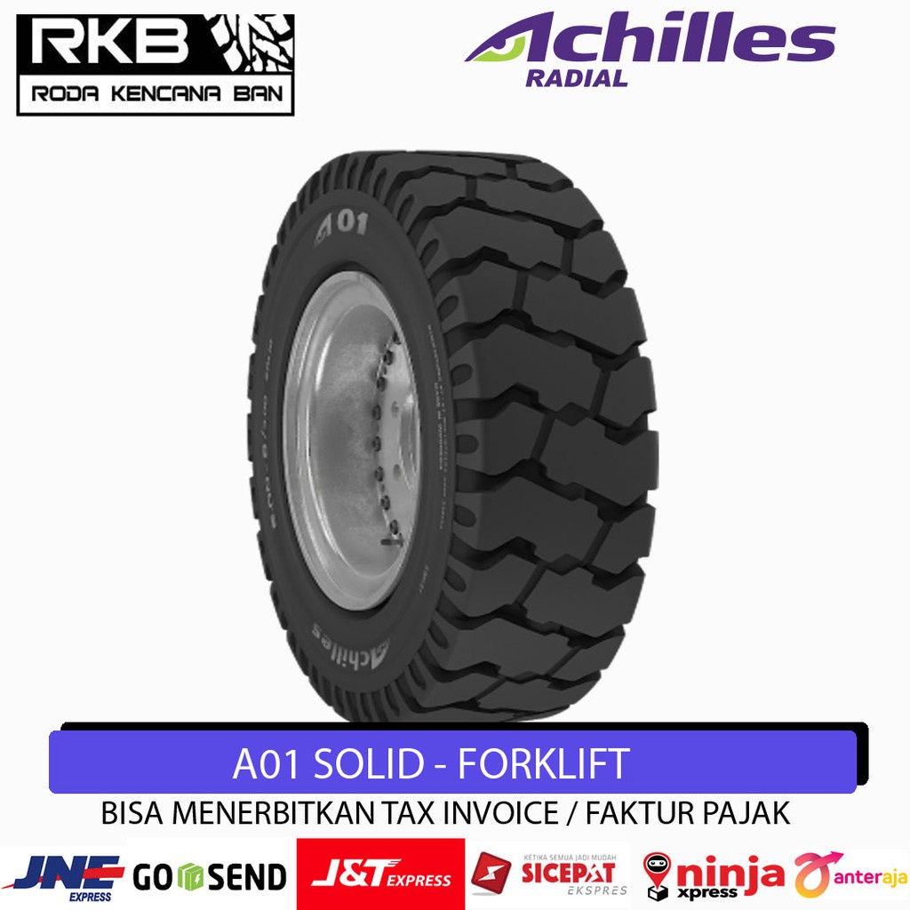 Achilles A-01 Ukuran 7.00-12 Ban Mati/Solid/Buta Untuk Forklift 700-12