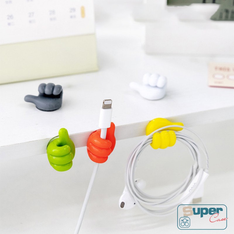Kreatif 3D Jempol Kunci Gantungan Hook Hoom Perekat Diri Dekorasi Dinding HookOffice Tanggal Garis Kabel Klip Kawat Meja Organizer