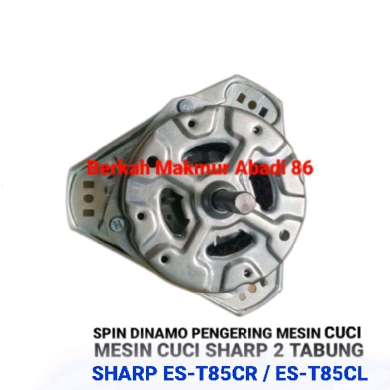 Dinamo Pengering Mesin Cuci Sharp ES-T85CL ES-T85CR Mesin Cuci 2 Tabung Motor Spin Sharp Est85