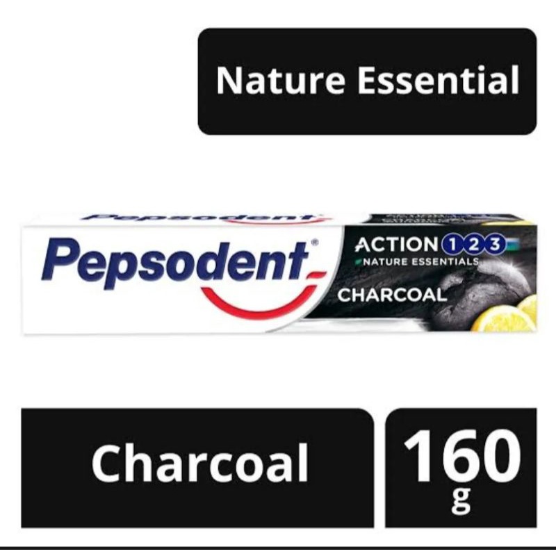 Pepsodent action 123 Charcoal 160gr