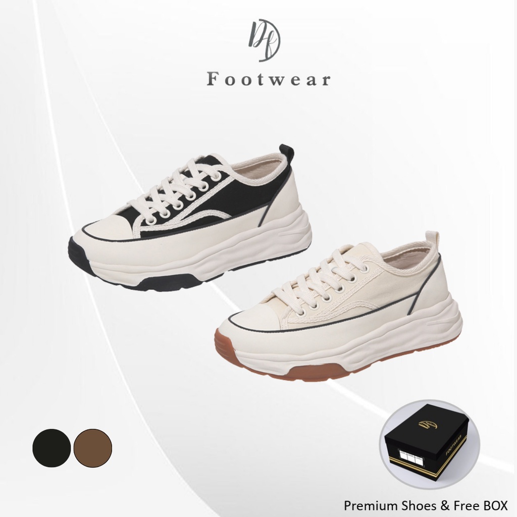 [DF FOOTWEAR] Sepatu Wanita Sneakers Wanita Model Korea Import Premium Quality DF 635