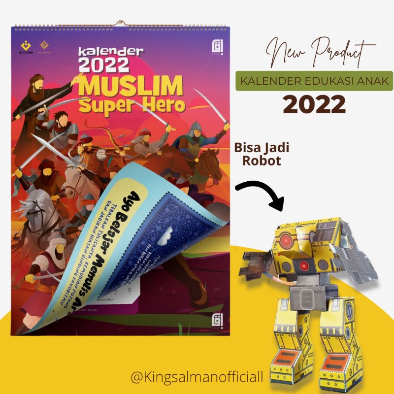 

[TERBARU] Kalender Edukasi Anak 2022 Media Belajar King Salman Buku Edukasi Anak