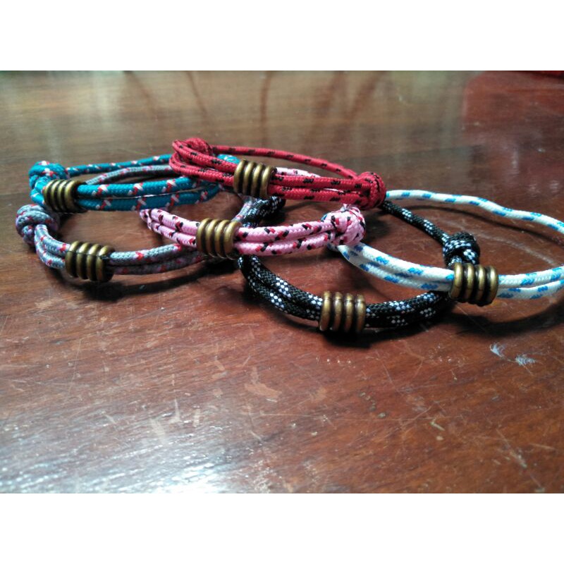 GELANG PRIA GELANG WANITA GELANG UNISEX PRUSIK PARACORD KEWKEW COLLORFULL BRACELETS