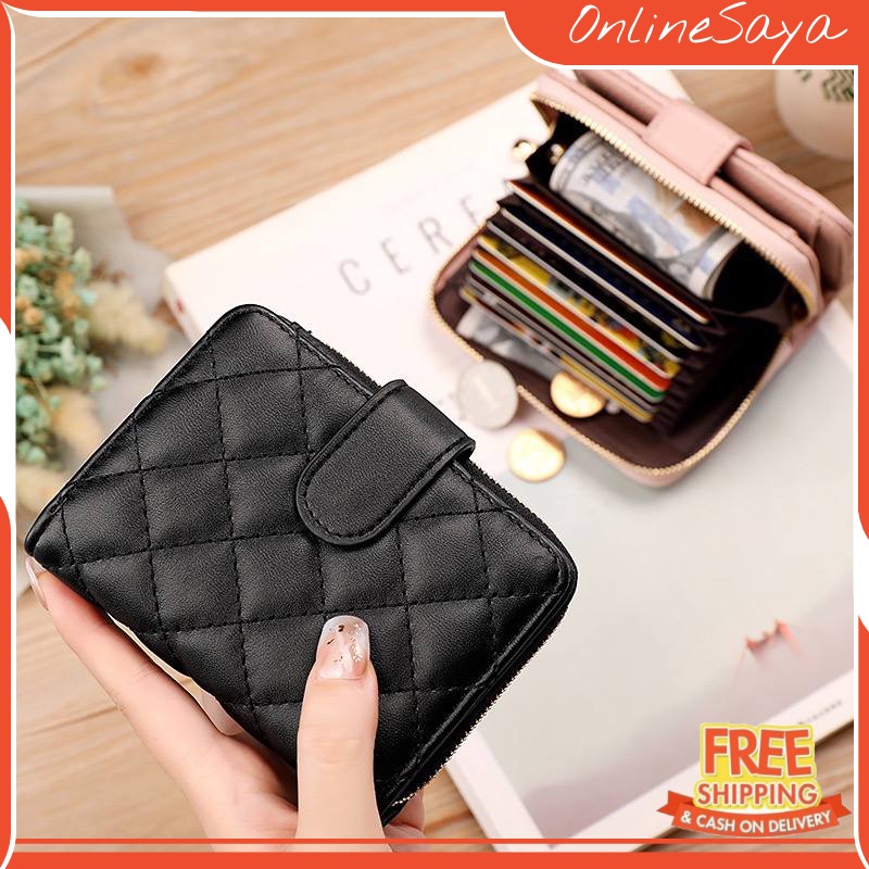 DOMPET WANITA 136 LIPAT KARTU IMPORT KOREA MURAH WALLET BERKUALITAS