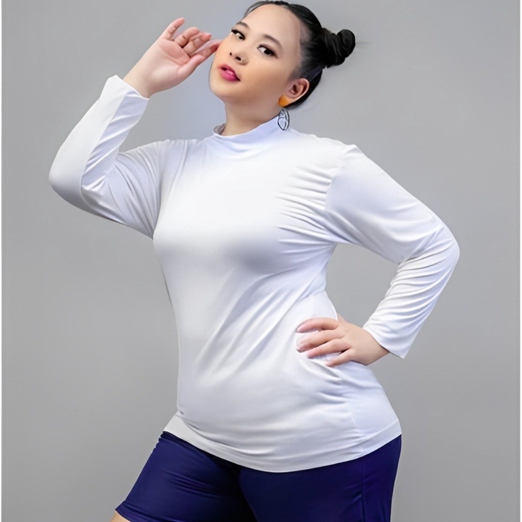 MANSET JUMBO LENGAN PANJANNG WANITA / XXL to XXXXL / MANGSET BADAN / MANSET BAJU DAN KAOS / ATASAN DALAMAN KAFTAN / INNER MANSET