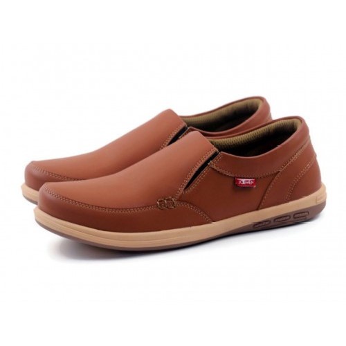 Sepatu Pria Sepatu Kulit Slip On Casual Joemen J21