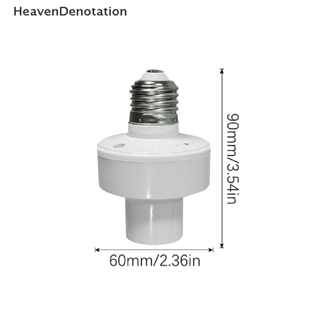 [HeavenDenotation] 1pc Offline Intelligent Voice Lamp Head Socket Adapter E27 Dudukan Lampu LED HDV