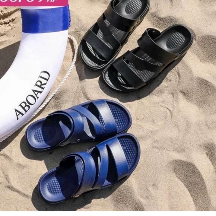 ❃ LUOFU  L SEPATU SANDAL PRIA DAN ANAK LAKI LAKI RINGAN ✵
