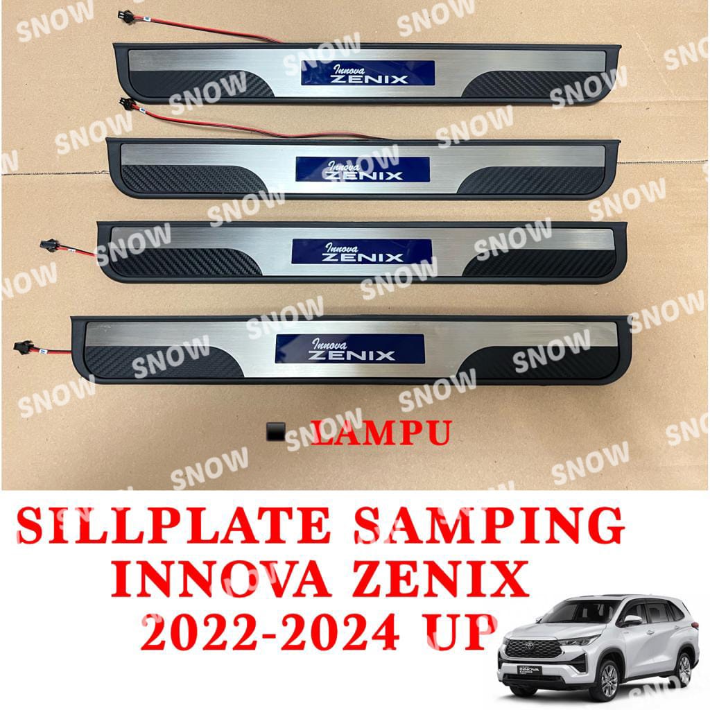 Sillplate Samping Innova Zenix 2023 2024 UP Activo Lampu Non LED