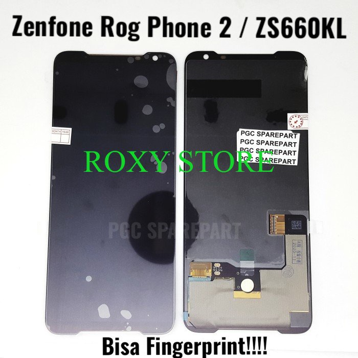 ORI OEM LCD Touchscreen Fullset Asus Zenfone Rog Phone 2 / ZS660KL - Hitam