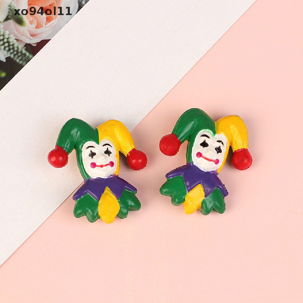 Xo 1Pc 1: 12rumah Boneka Miniatur Model Badut Desktop Ornamen Lanskap Mikro Home Living Scene Decor Mainan Aksesoris Rumah Boneka OL