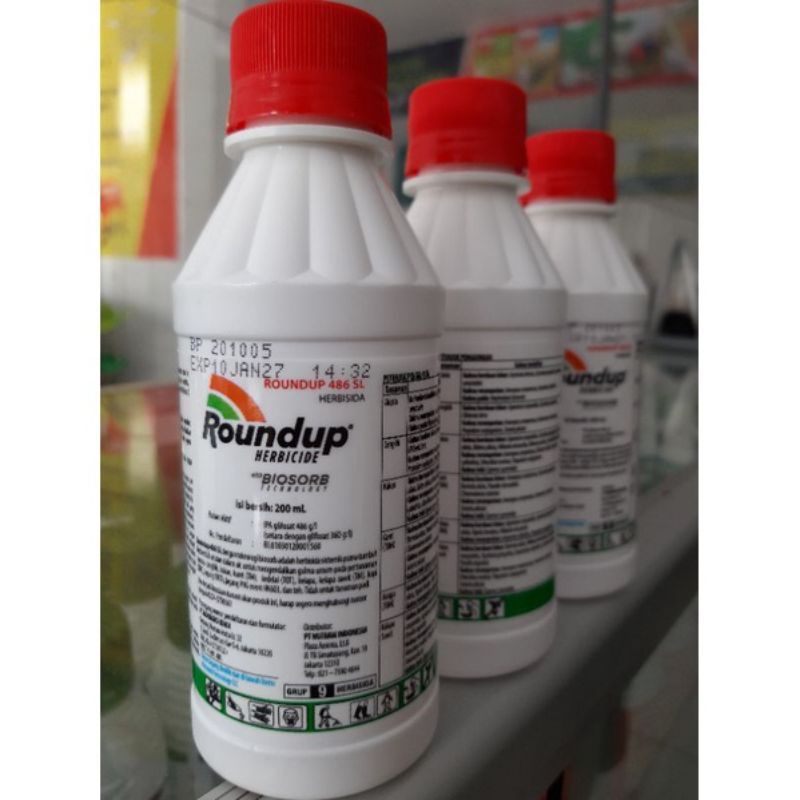 Roundup 200ml - obat pembasmi rumput roundup