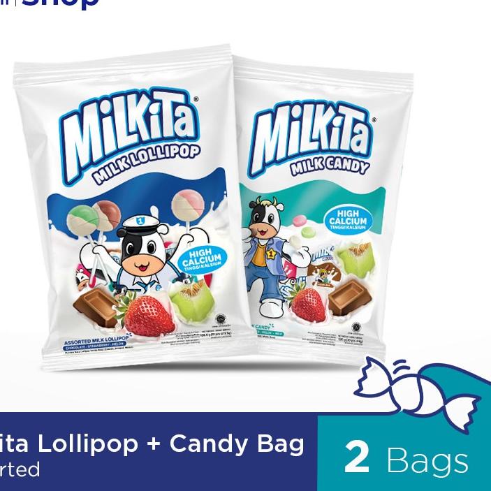 

➲ Milkita Lollipop dan Candy Bag Assorted Premium ☈