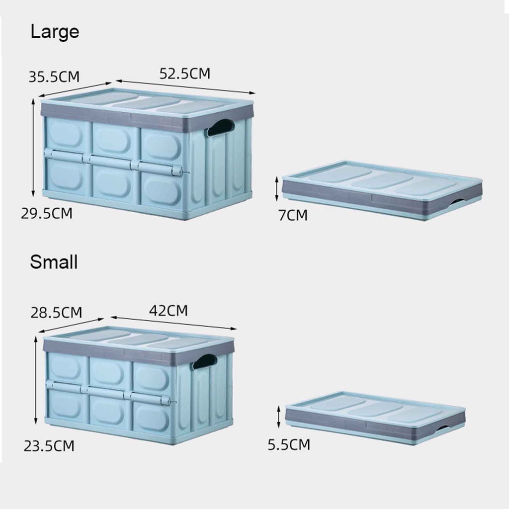 Kotak Penyimpanan Lipat [E&amp;F] Tempat Organizer Folding Storage Box