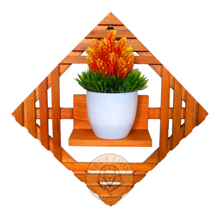 RAK DINDING KAYU TEMPEL/DEKORASI DINDING KAYU