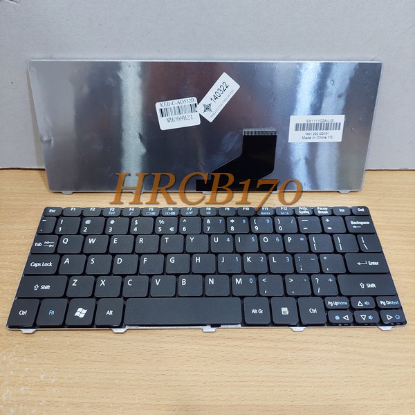 Keyboard Acer Aspire One 532 D255 D257 D260 D270 522 Hitam -HRCB