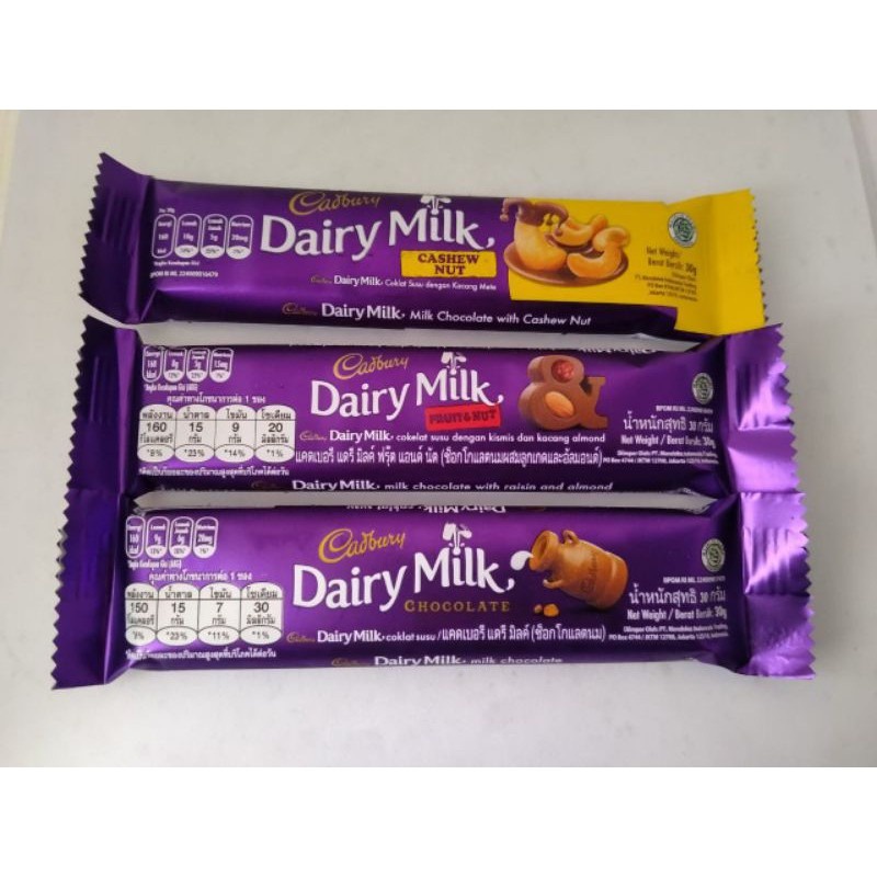 

Cadbury dairy milk 30gr