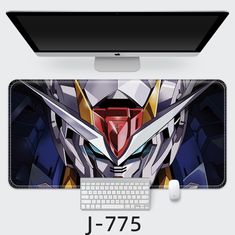 Gundam Oversized Mouse Pad Kantor Cowok Cewek Keren Kartun Ukuran Besar Alas Meja Komputer Notebook Keyboard Pad