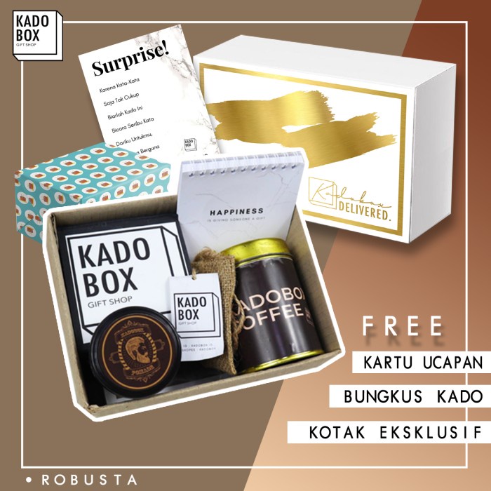 

(COD) Parsel Bundle Hadiah Kadobox Pria Paket Robusta Custom Hampers