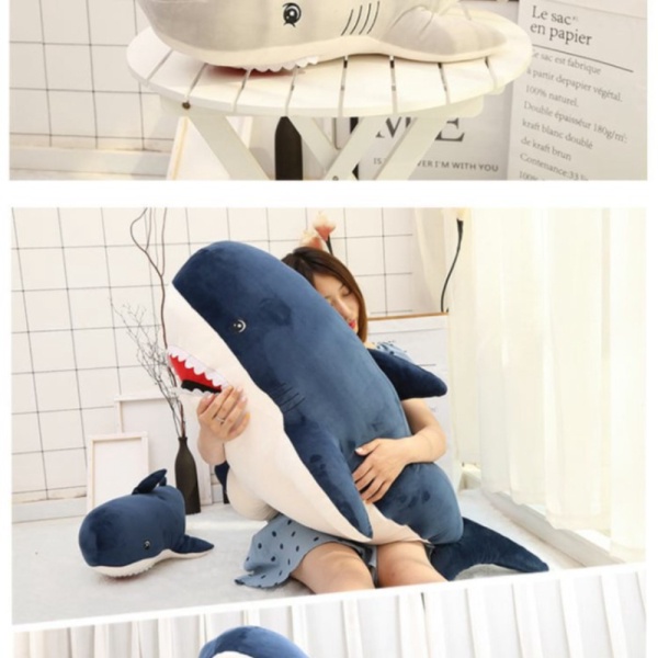 

Jual Boneka Ikan Paus Lucu Bahan Plush Lembut - 55cm Grey Murah
