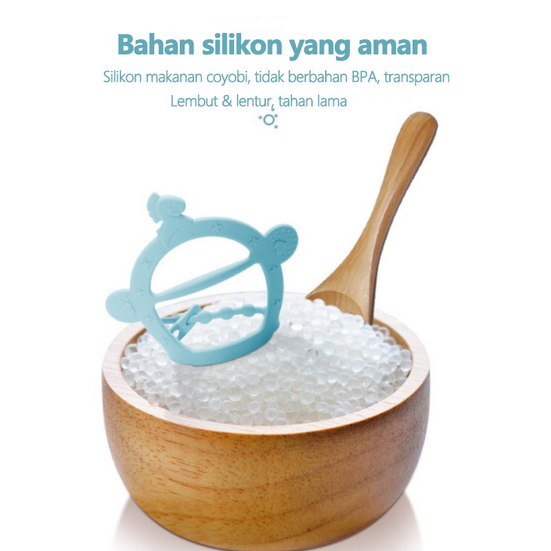 Mainan Teether Gelang Bayi Silikon | Mainan Gigitan Gigi Bayi