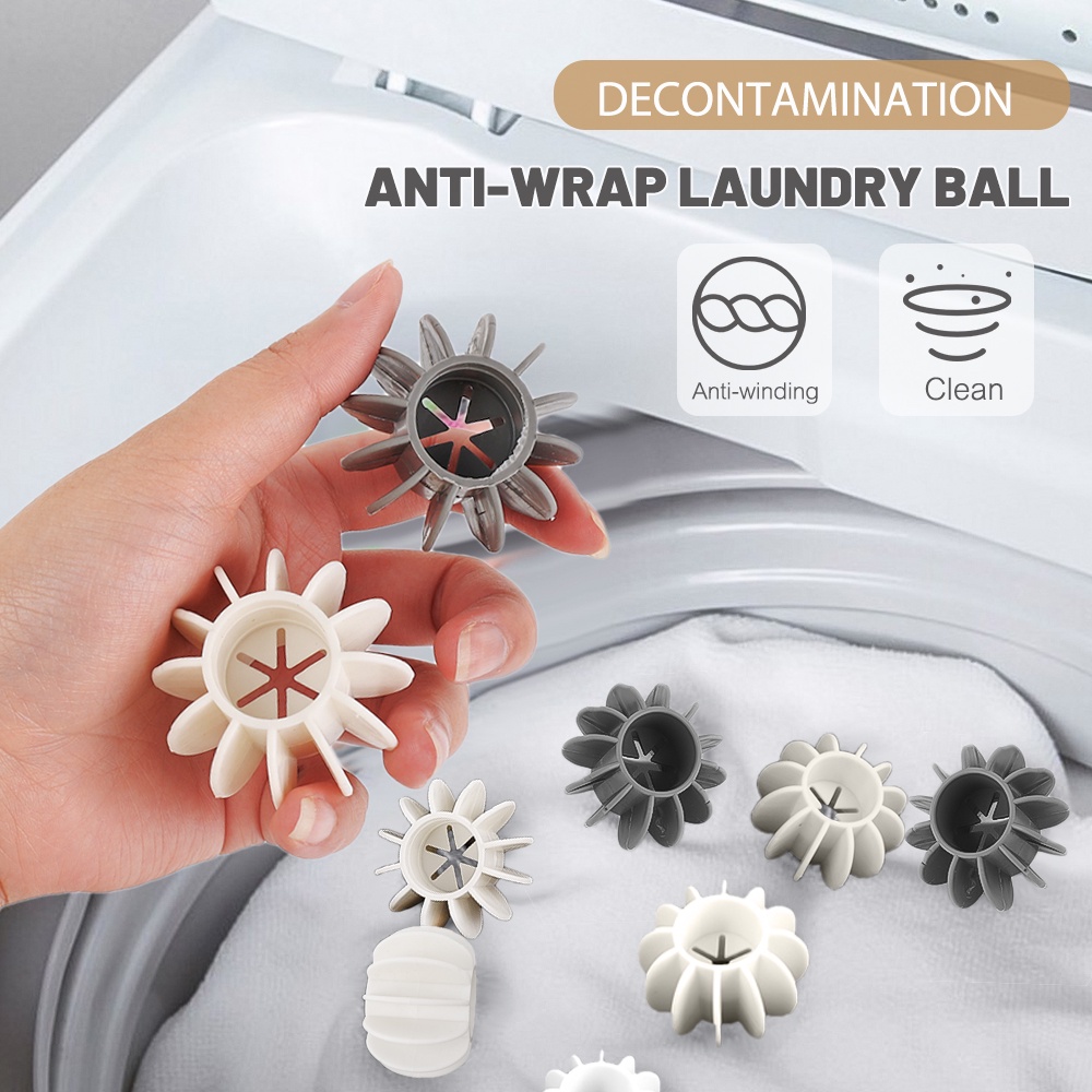 Reusable Silicone Laundry Ball Alat Pembersih Bulu Pakaian Tidak Melukai Pakaian Penghilang Bulu Untuk Mesin Cuci Laundry Ball