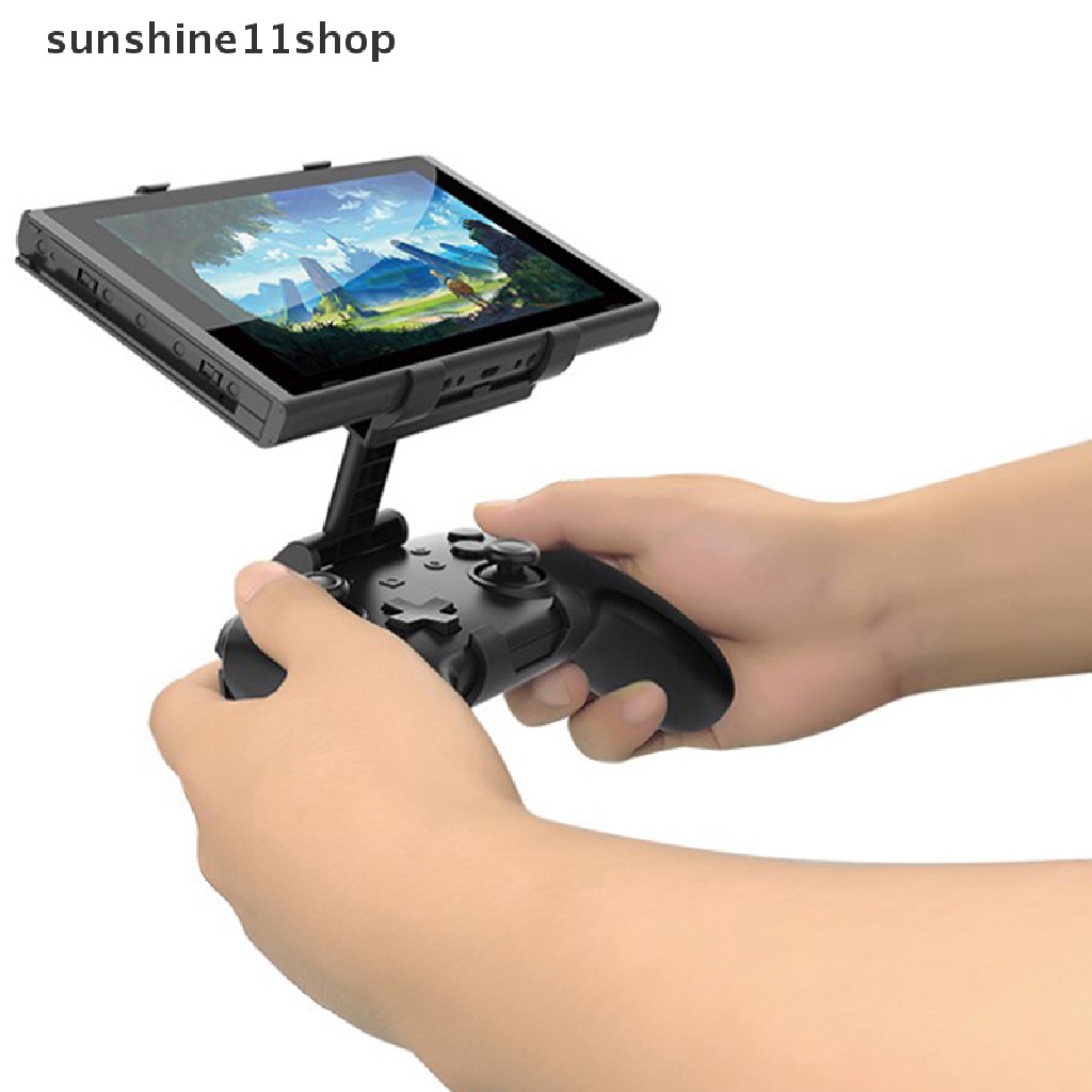 Sho Untuk Nintendo Switch Pro Controller Holder Adjustable Clip Mount Untuk Nintendo Switch Lite Konsol Game Aksesoris N