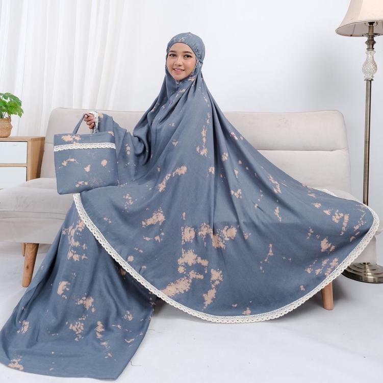 STOK TERBATAS MUKENA BALI DEWASA JUMBO TIEDYE RENDA by GMJ1