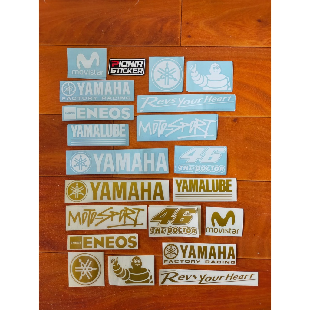 Cutting Sticker Yamaha Stiker Body Motor - Sticker Pack Yamaha - Stiker Set Yamaha