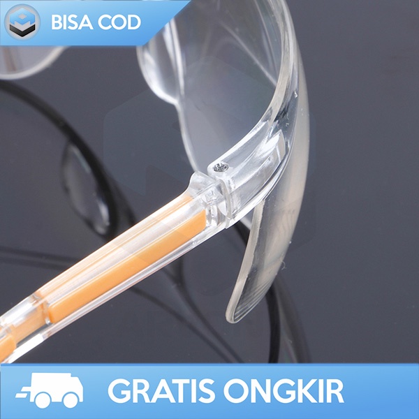 KACAMATA PELINDUNG KERJA KACAMATA GERINDA LABORATORY TRANSPARAN LE979