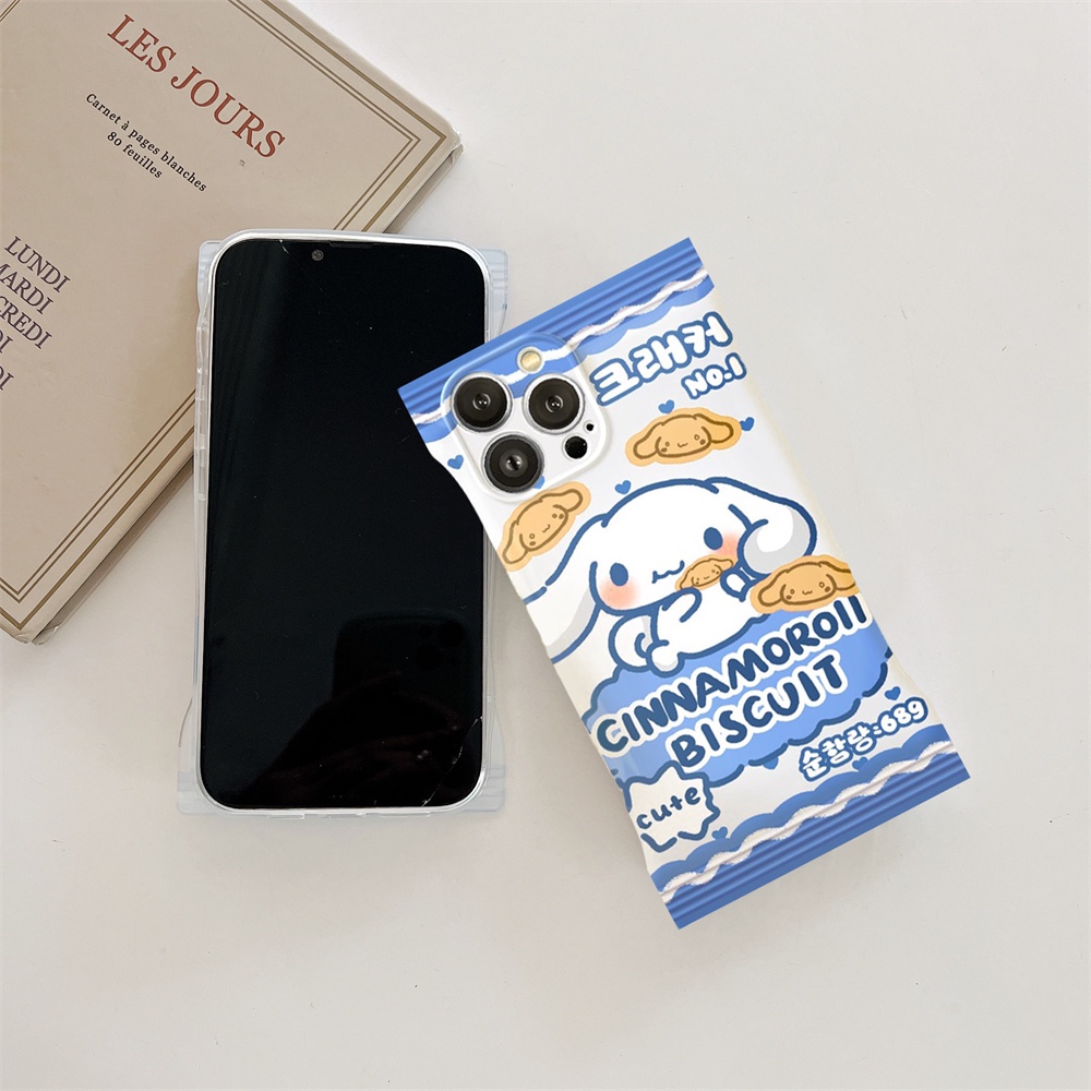 IPHONE Soft Case Kompatibel Untuk Iphone14 14Pro 11 13 12 Pro MAX iPhone7 8plus 6s Plus XR 14Plus XS MAX Kartun Lucu Hello Kitty Dan Cinnamon TPU Cover