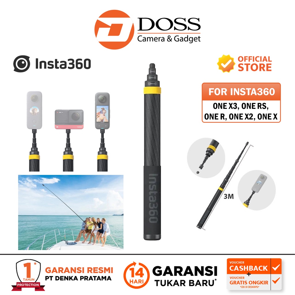 Insta360 Extended Edition 3M Selfie Stick New Version